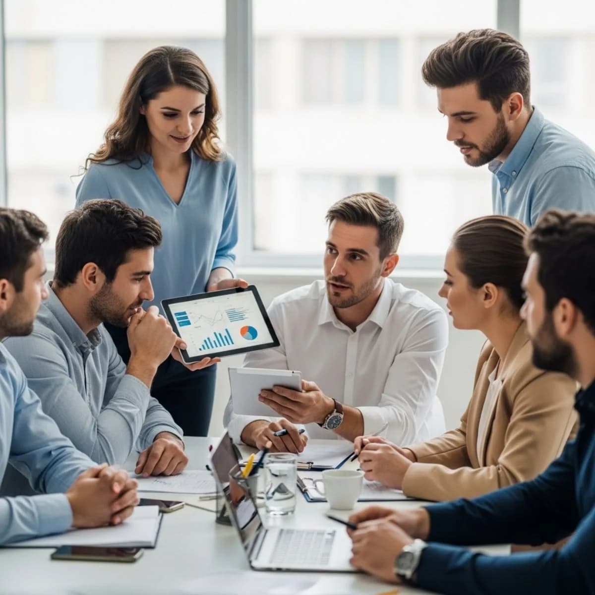 VIP Agency team collaborating on a project